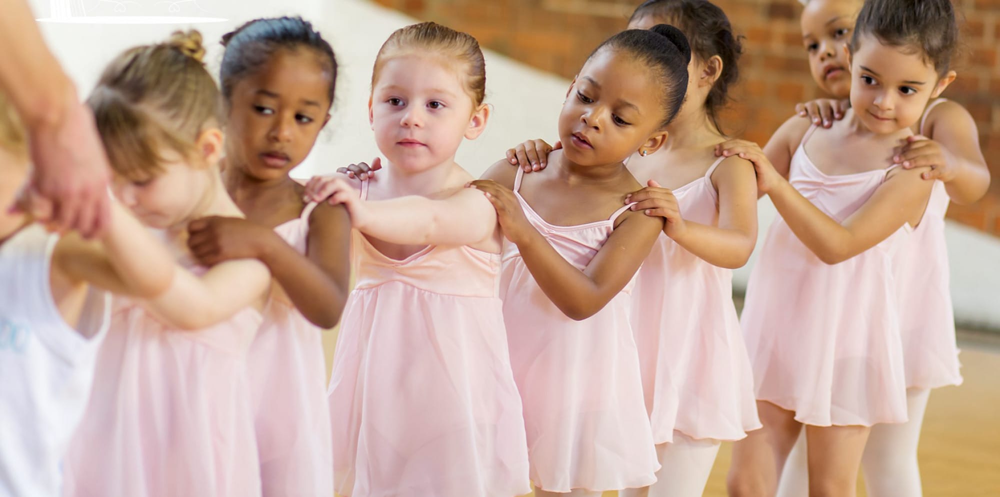 A group of toddlers involved in Ballet