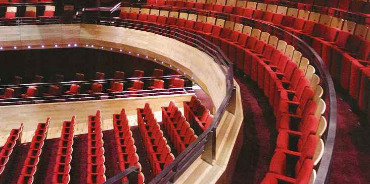 View from the left side of the circle from the Pentland Theatre